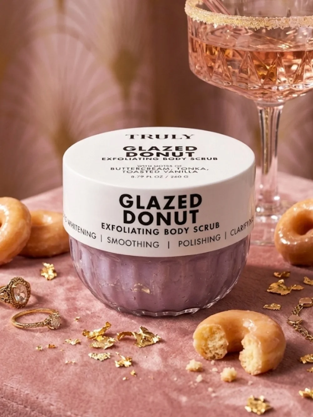 NEW Truly Glazed Donut Exfoliating Body Scrub – Decadent Vanilla & Buttercream